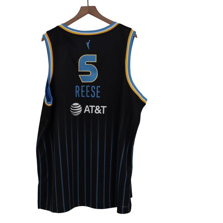 Nike Chicago Sky Angel Reese 5 Explorer Edition WNBA Jersey Black XXL