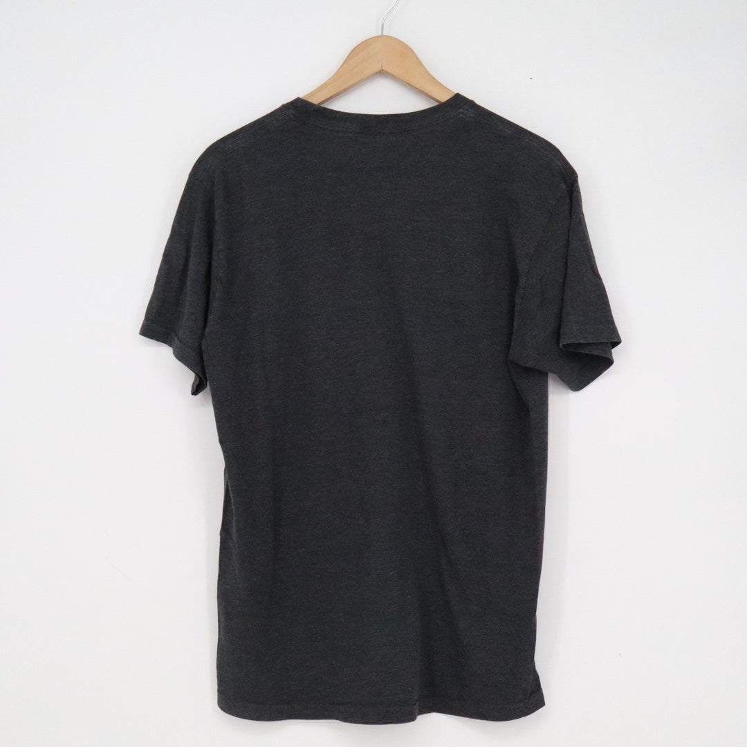 Marvel Avengers Graphic T-Shirt Mens Large Charcoal Grey Mad Engine Distressed L