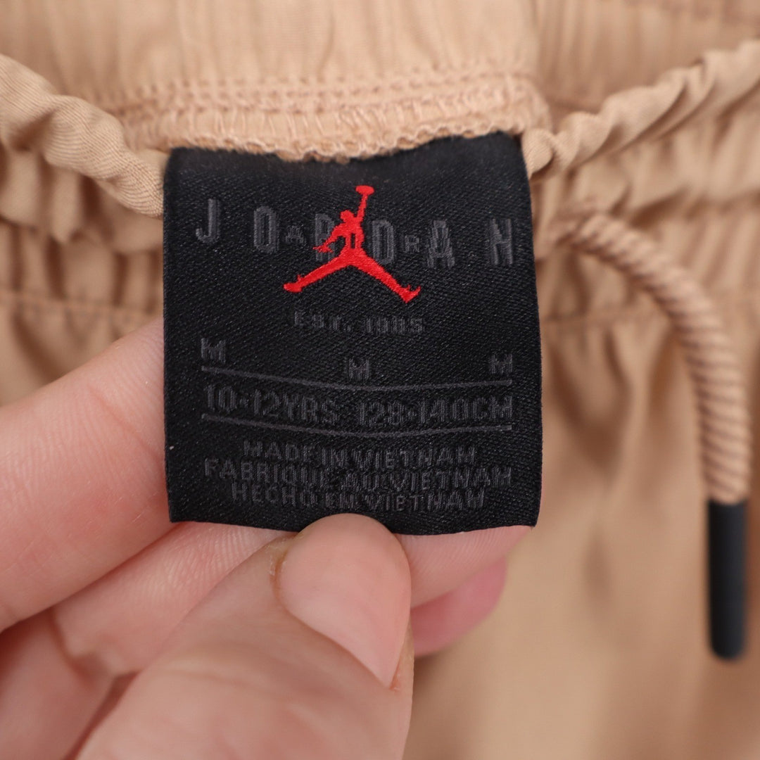 Jordan Girls Jumpman Cargo Pants Hemp Beige Joggers Size M 10-12 NEW