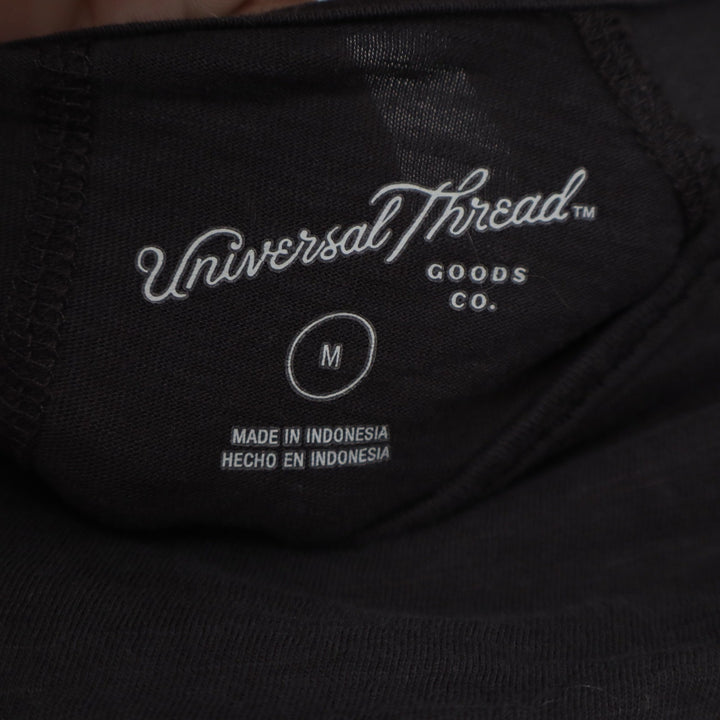 Universal Thread Goods Co Brown Cotton Raw Hem Raglan Long Sleeve Top Medium