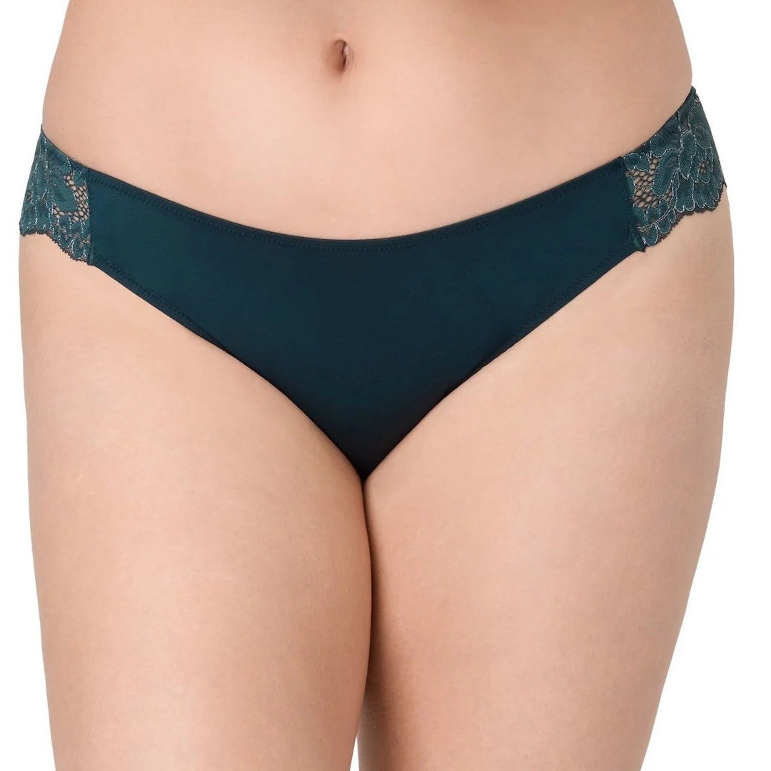 Maidenform Get Cheeky Lace Back Tanga Panties Emerald Green 40159 DM3159 L 7