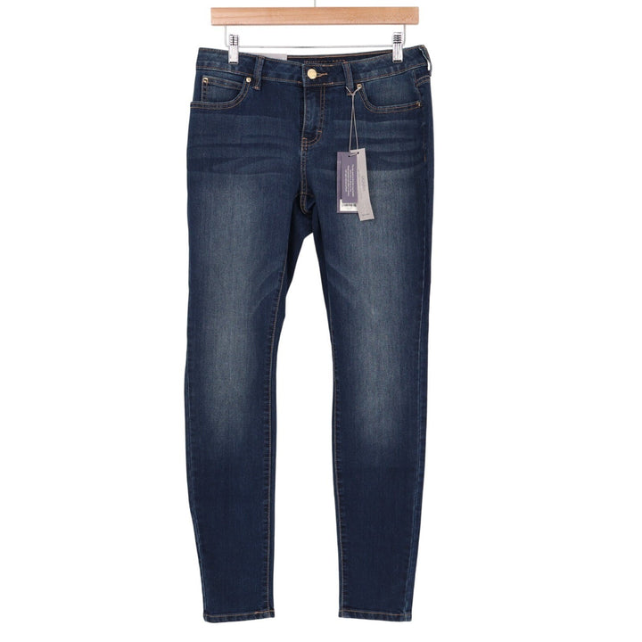 Jennifer Lopez Jeans Womens 6 Blue Denim Cotton Stretch Mid Rise Skinny Leg
