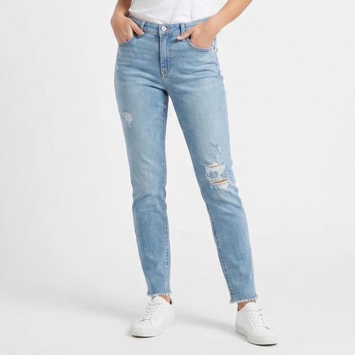 Signature by Levi Strauss Girls Skinny Jeans Light Wash Blue Size 18 Regular