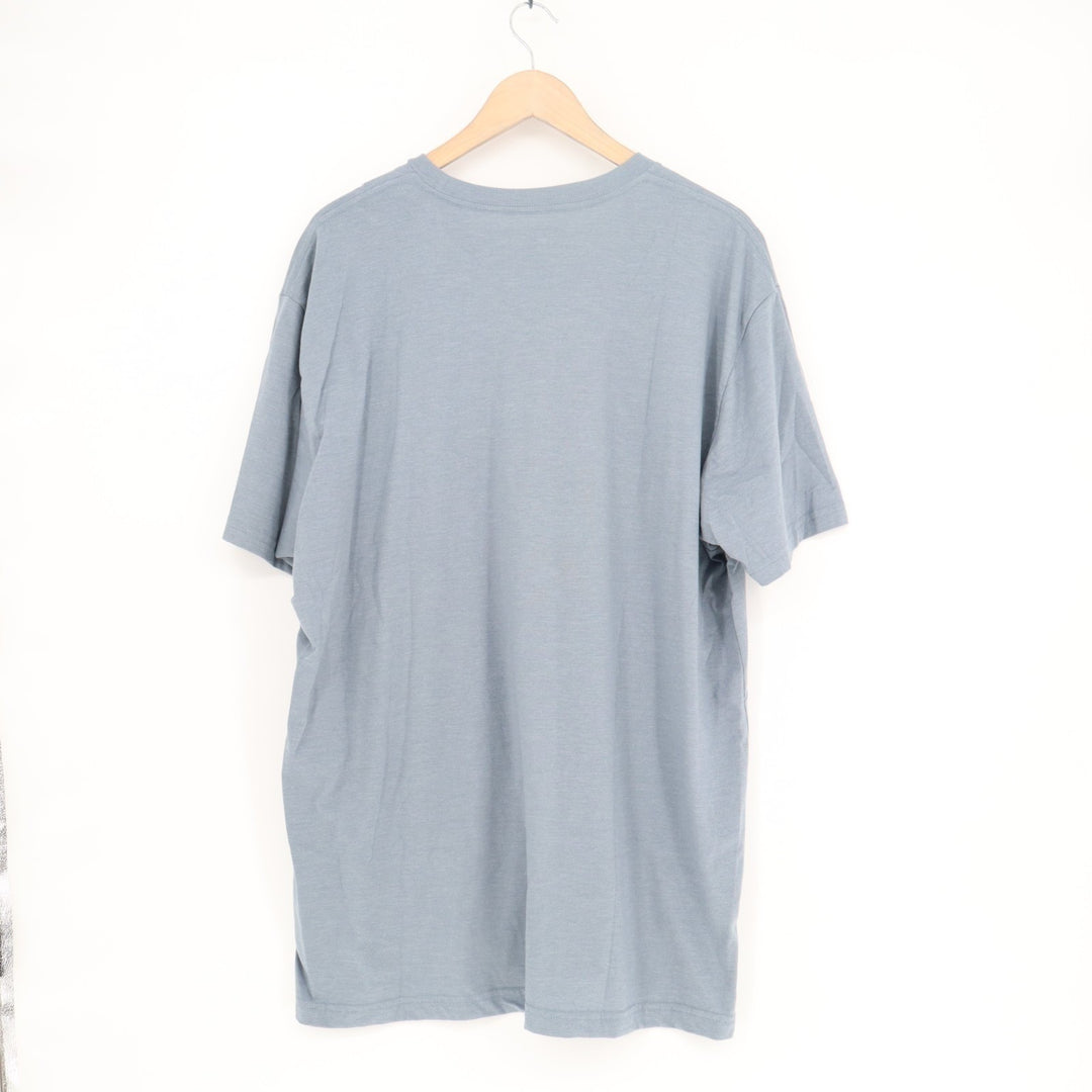 Fresh Clean Tees T-Shirt Mens 2XL Teal Cotton Short Sleeve Crew Neck Pullover