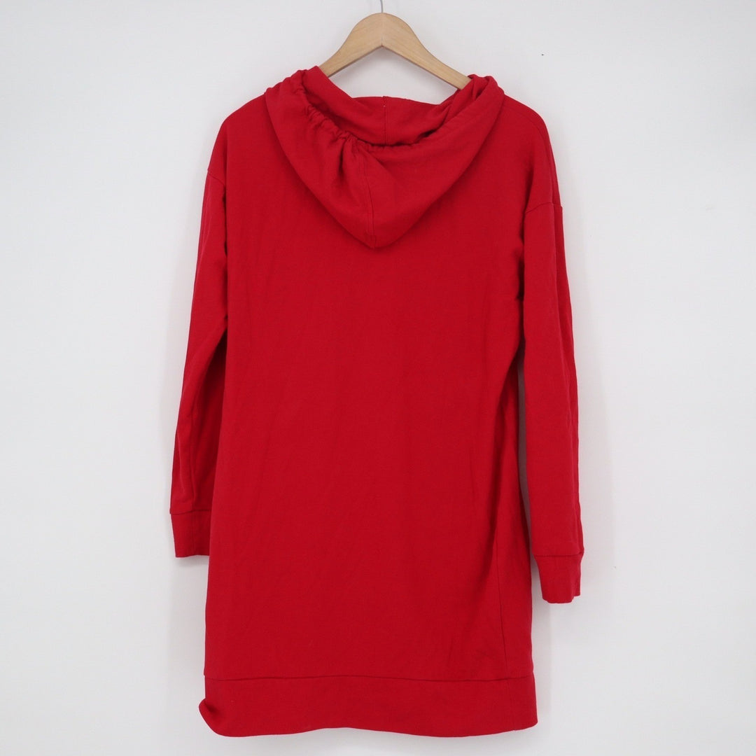 Soho New York & Company Street Red Hoodie Dress Long Sleeve Kangaroo Pocket M