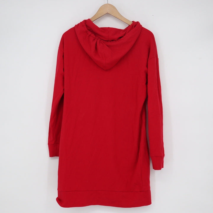 Soho New York & Company Street Red Hoodie Dress Long Sleeve Kangaroo Pocket M