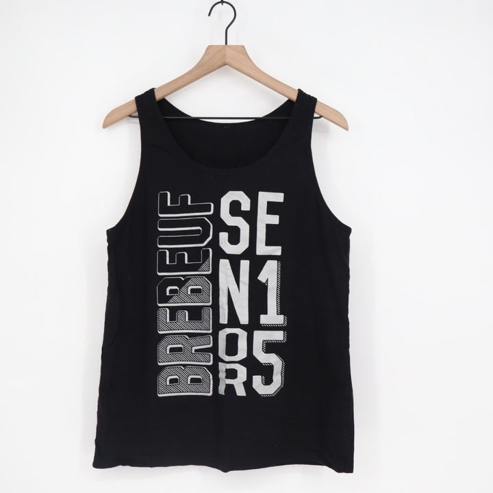 Black Sleeveless Tank Top Seniors 2025 Graphic Print
