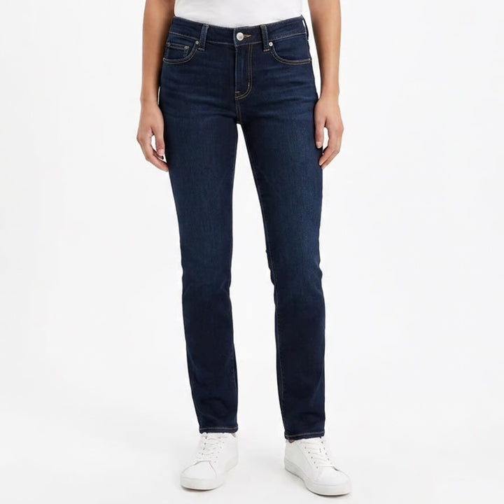 American Eagle Outfitters Jeans Womens 4 L Blue Denim Cotton Stretch Skinny Leg