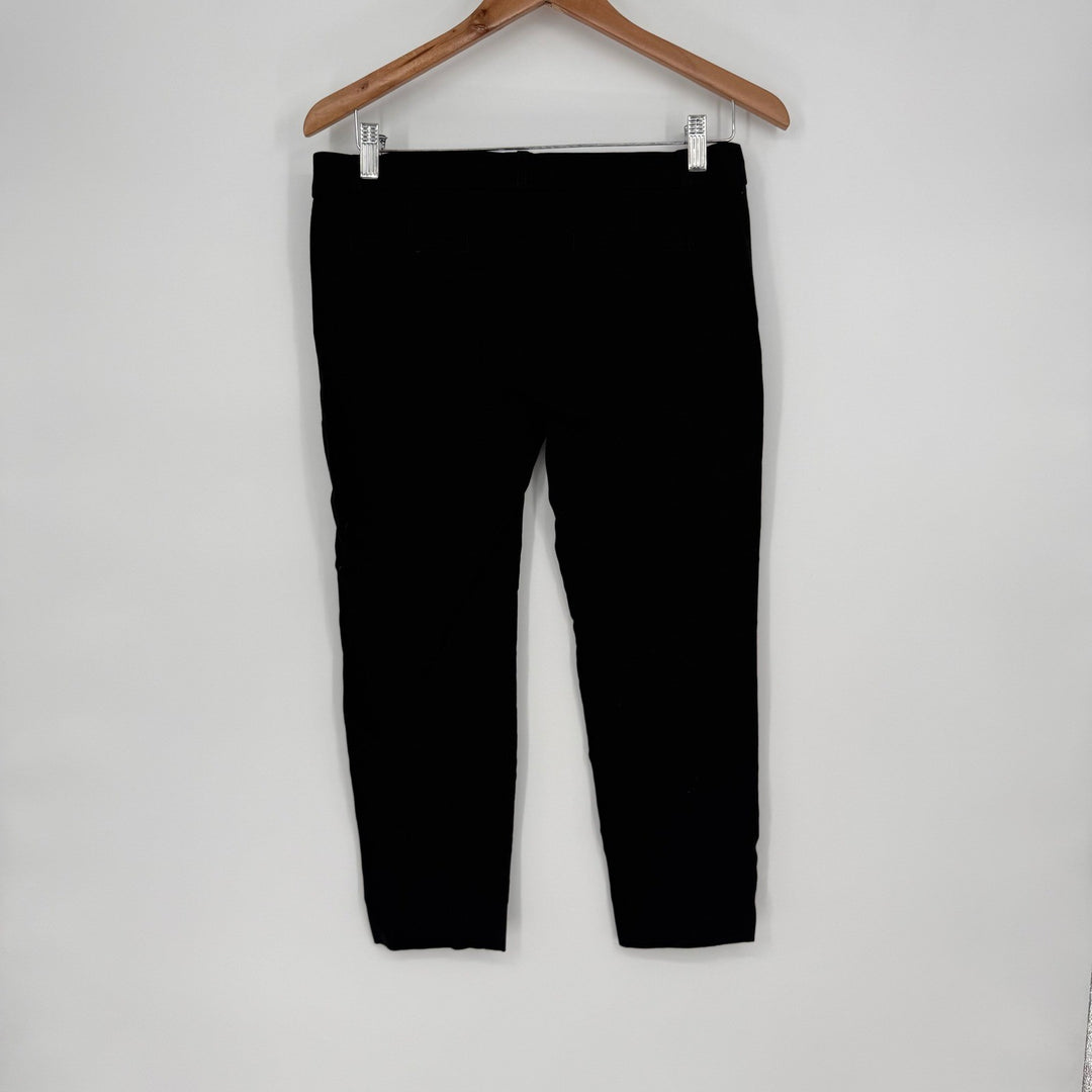 Banana Republic Sloan Pants Black Petite 8P Stretch Career Casual