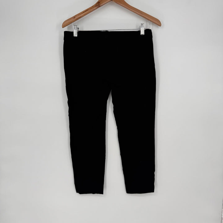 Banana Republic Sloan Pants Black Petite 8P Stretch Career Casual