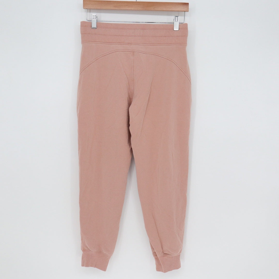 Athleta Jogger Pants Womens SP Coaster Luxe Dusty Rose Drawstring Excellent