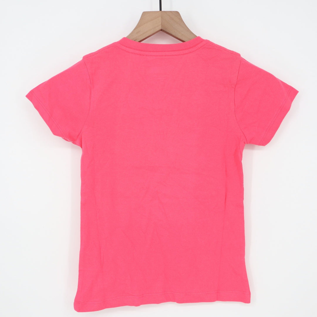 New Era Girls Boston Red Sox Pink Sequin V-Neck T-Shirt Size 6/6X MLB NEW