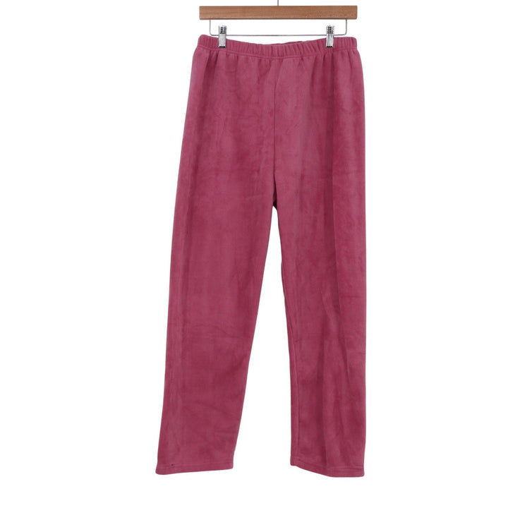 Unbranded Raspberry Pink Fleece Plush Lounge Pajama Pants Size M