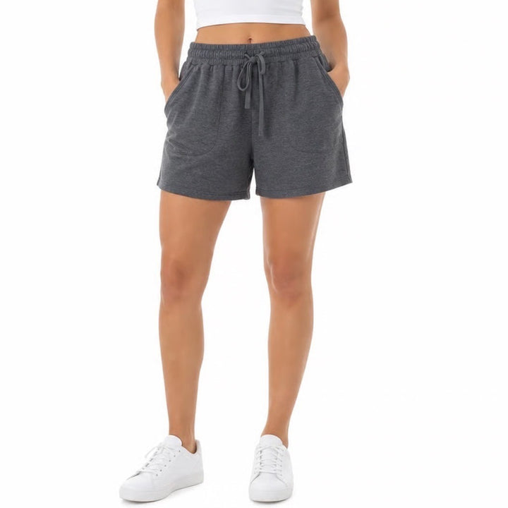 Karen Neuburger Shorts Womens L Live Love Lounge Gray RG0139M/VN3 Pockets