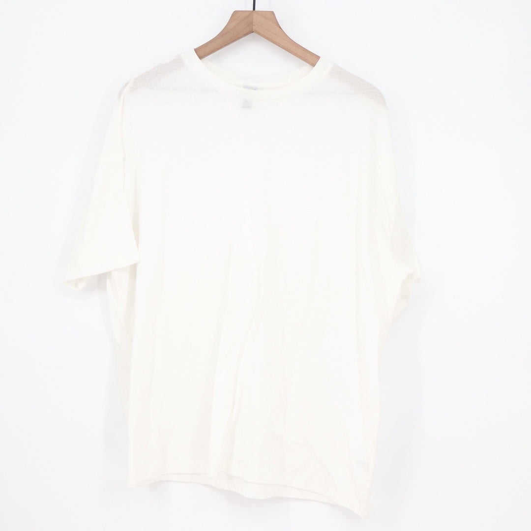 Wild Fable Cream Short Sleeve Boxy Crew Neck T-Shirt Large