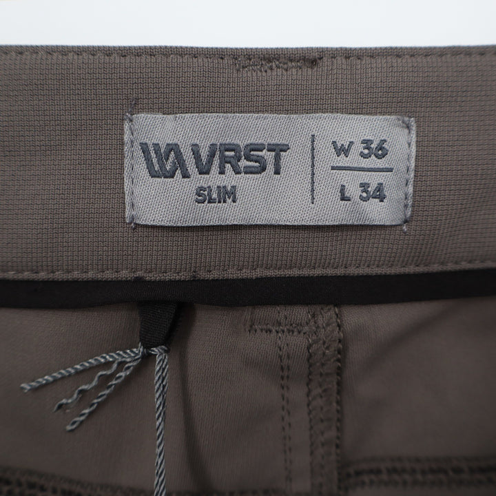 VRST Mens Limitless 5 Pocket Slim Pants Warm Pewter Grey 36x34