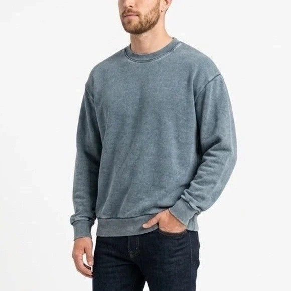 American Giant American Vintage Sweatshirt Unisex S Blue Cotton Fleece Lined