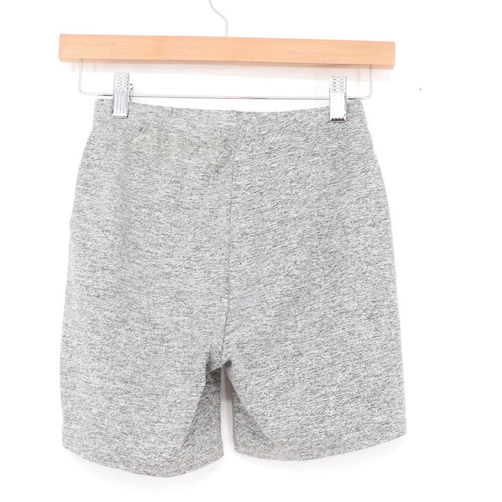 Material Girl Womens Gray Space Dye Biker Shorts High Rise Athletic Size XS