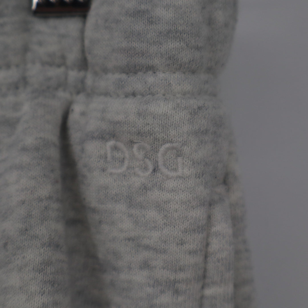 DSG Womens Classic Cotton Cinch Pant Light Heather Grey Fleece Joggers Small