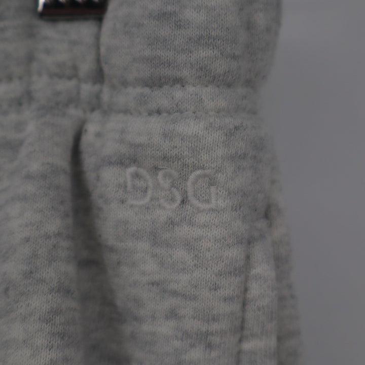 DSG Womens Classic Cotton Cinch Pant Light Heather Grey Fleece Joggers Small
