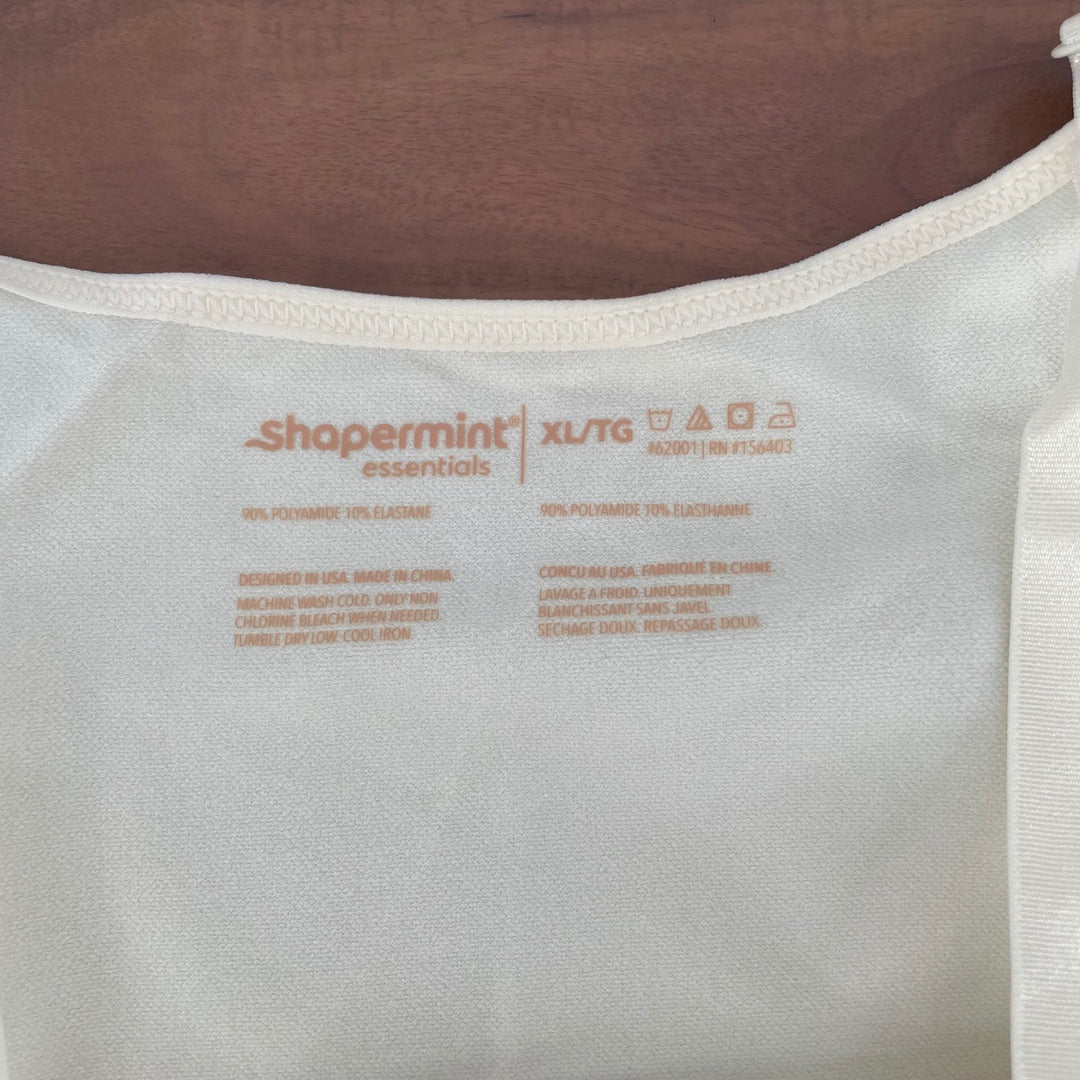 Shapermint Essentials All Day Every Day Scoop Neck Cami Beige XL