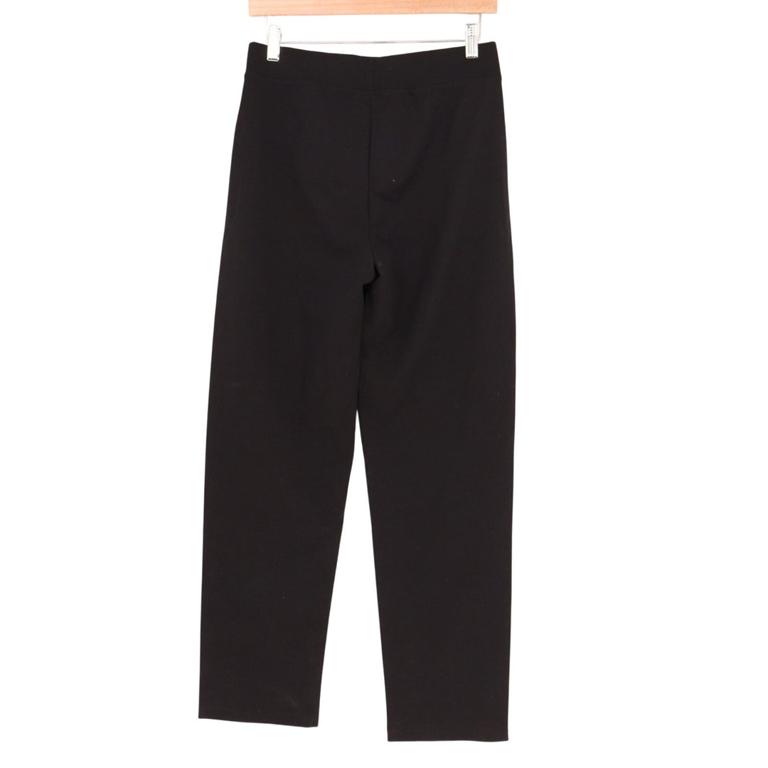 American Giant Ponte Pants Womens XS Black Cotton Slash Pockets Straight Leg