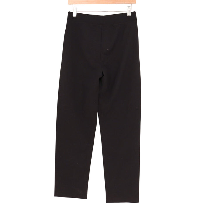 American Giant Ponte Pants Womens XS Black Cotton Slash Pockets Straight Leg