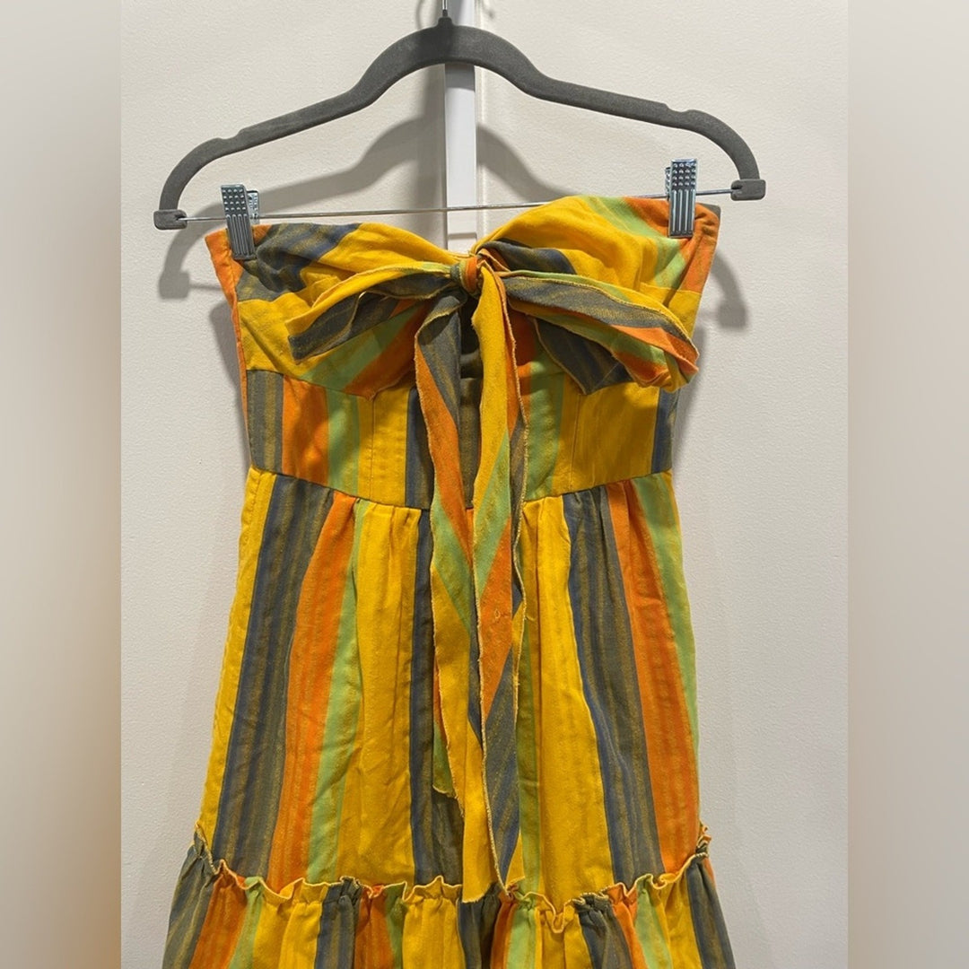 La Maison Talulah Strapless Imperial Midi Dress Size XS