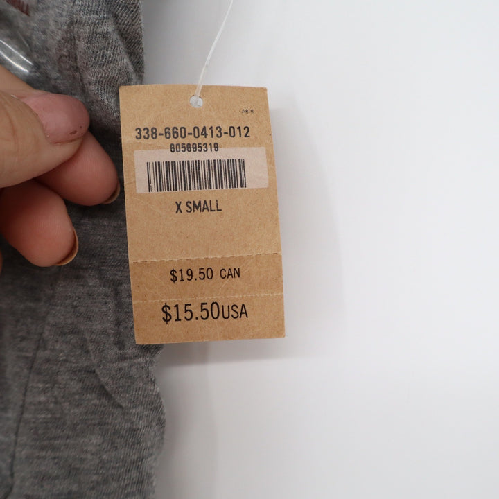 Hollister Womens XS Grey Racerback Tank Top NWT Cotton Modal
