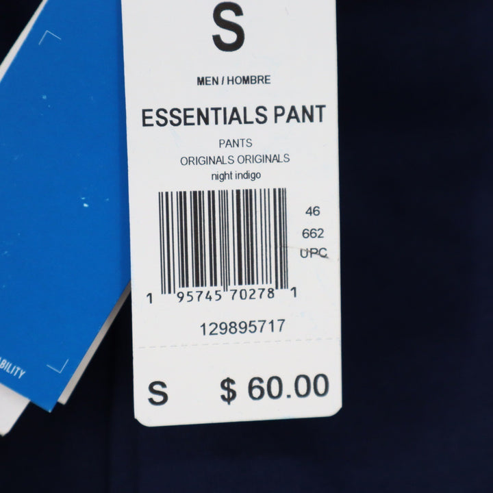 Adidas Originals Essentials Pant Night Indigo Navy Blue Slim Joggers Mens S