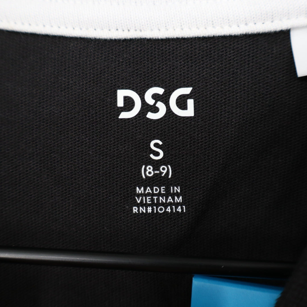 DSG Girls Black Harlem New York Basketball Graphic T-Shirt S 8-9