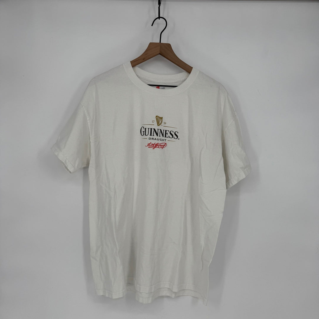 Guinness Draught Toast 2005 White T Shirt XL Hanes Authentic