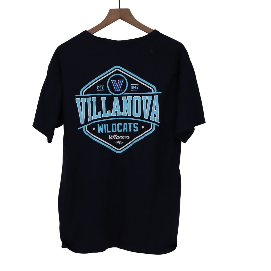 Champion Villanova Wildcats Mens Navy Blue Graphic T-Shirt Medium