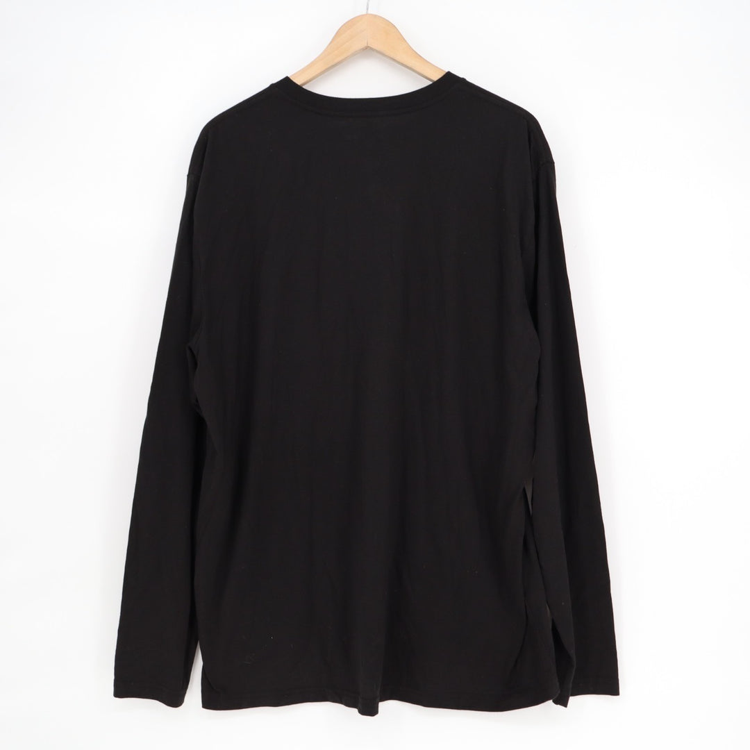 Fresh Clean Tees T-Shirt Mens 2XL Black Cotton Crew Neck Long Sleeve Pullover
