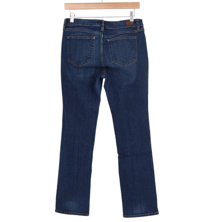 Lauren Ralph Lauren Straight Jeans Womens 6P Blue Dark Wash Denim Cotton Stretch