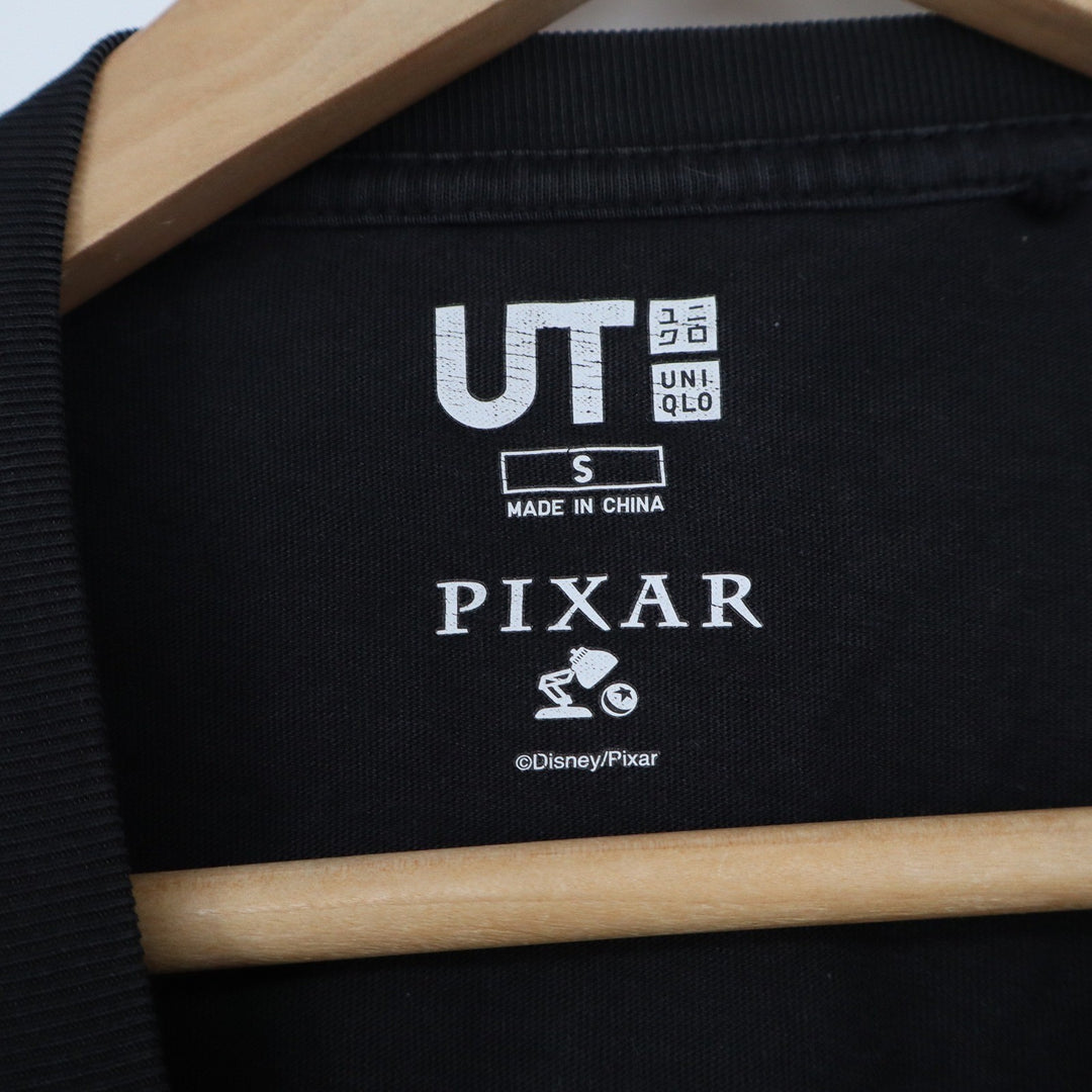 Uniqlo UT Pixar Graphic T-Shirt Black Mens Small Disney Characters