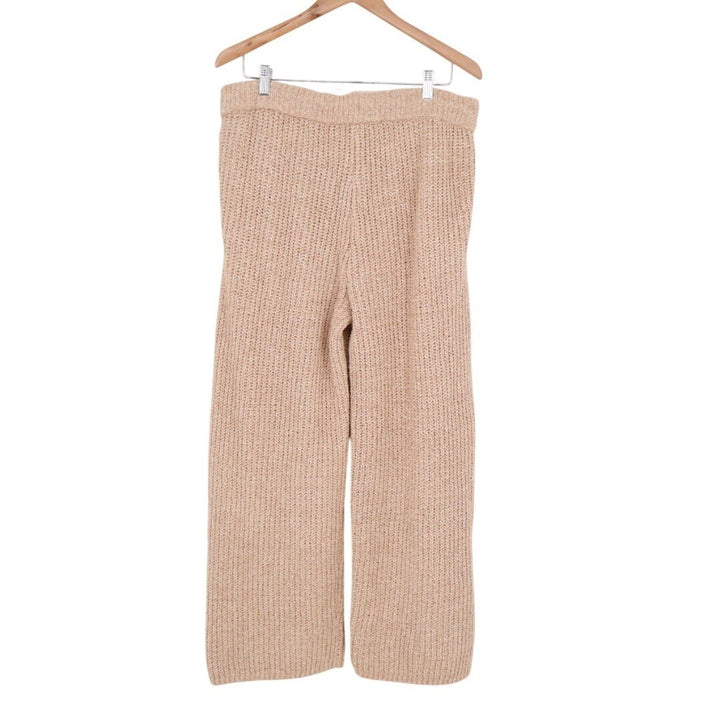 State of Day Intimates Pajama Pants Womens Large Brown Waffle Knit Sleepwear