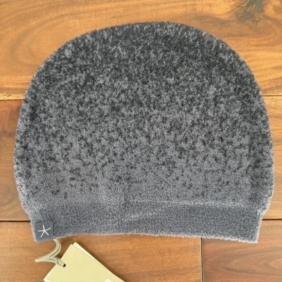 Barefoot Dreams CozyChic Lite Confetti Beanie Hat Womens Deep Sea Blue Winter