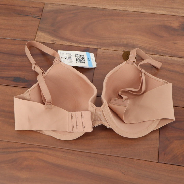 Wacoal Go Anywhere T-Shirt Bra Womens 34C Nude Stretch Padded Adjustable Strap
