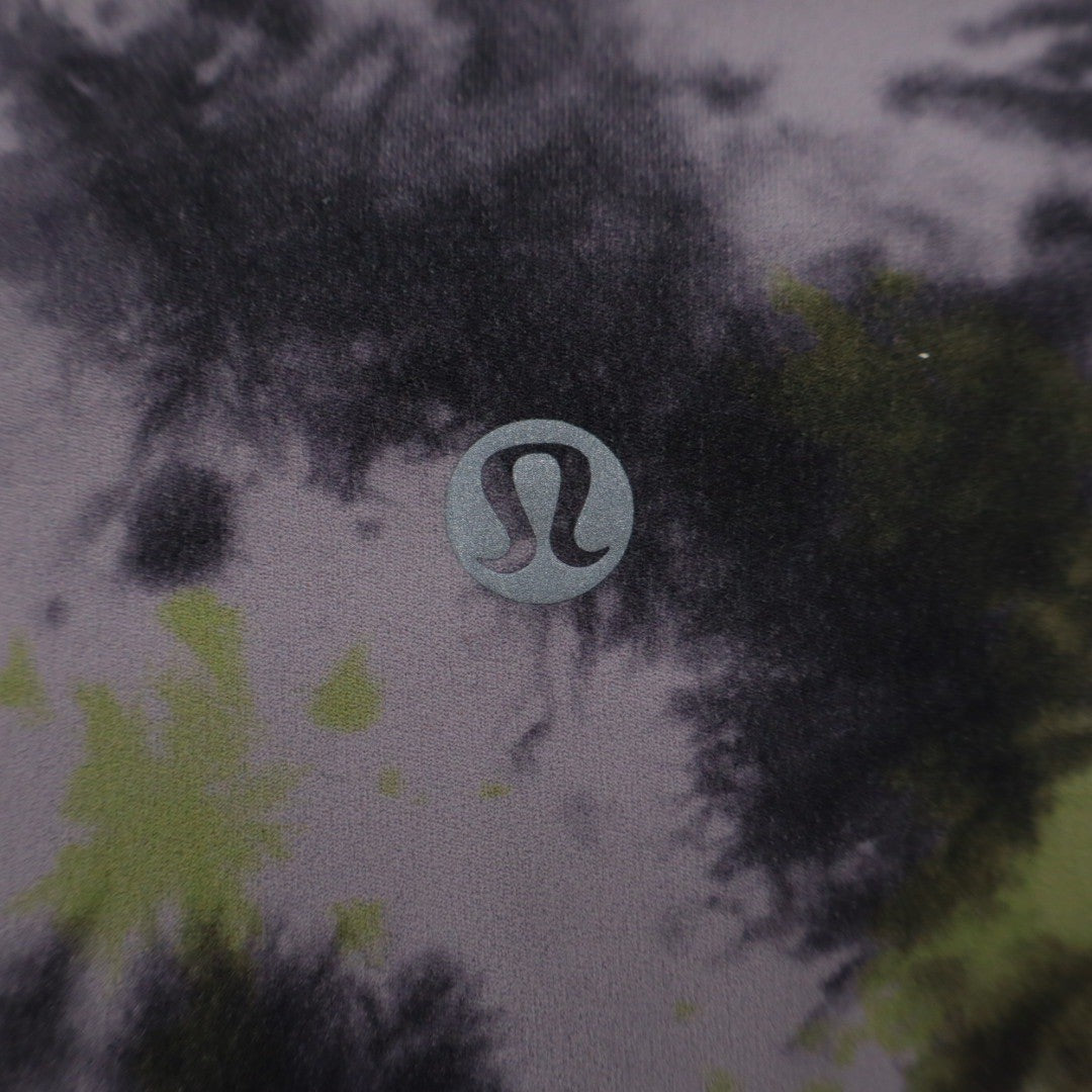 Lululemon Align Tie Dye Crop Leggings Size 8 Purple Green Athleisure