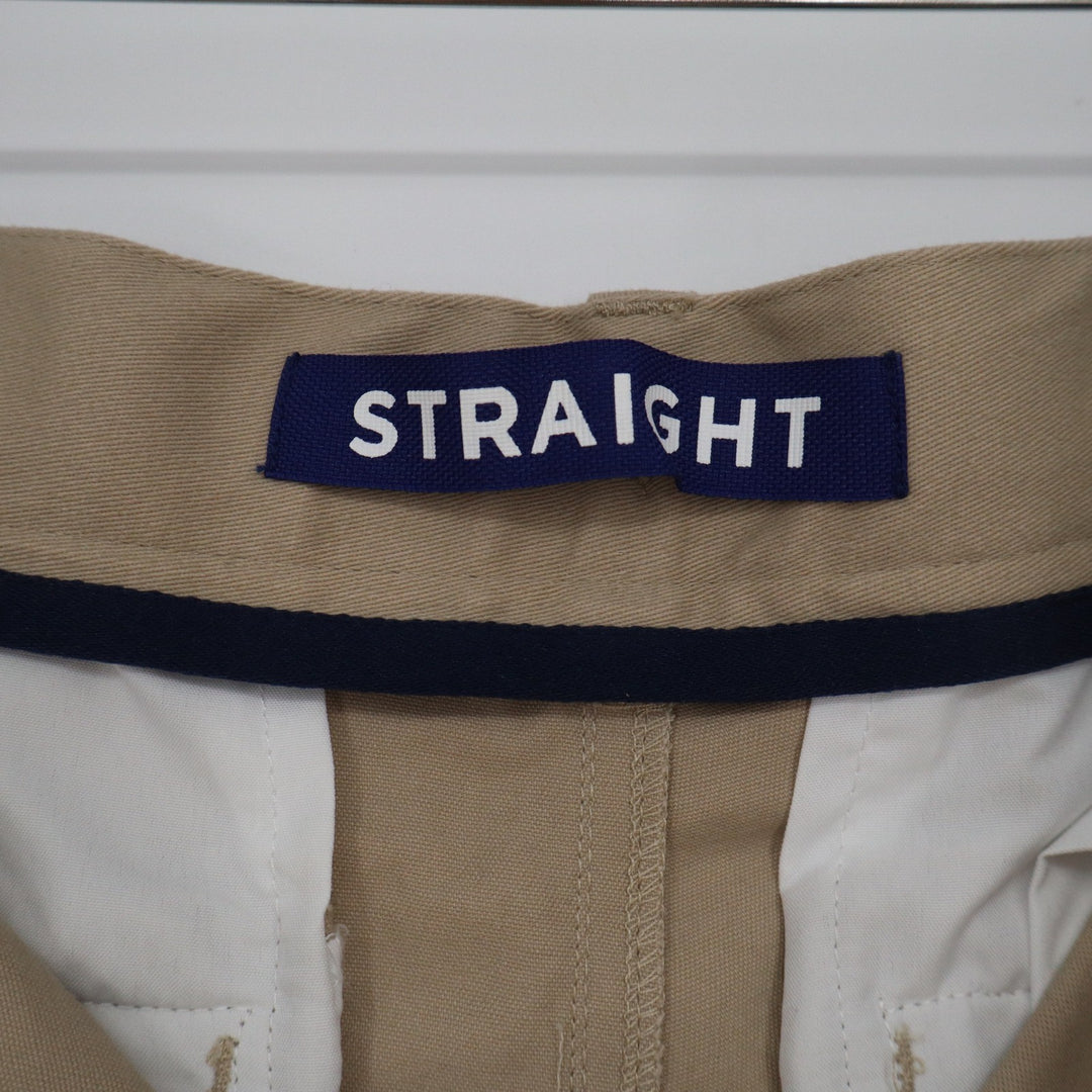 French Toast Boys Khaki Straight Leg Chino Pants Size 12 School Uniform Tan
