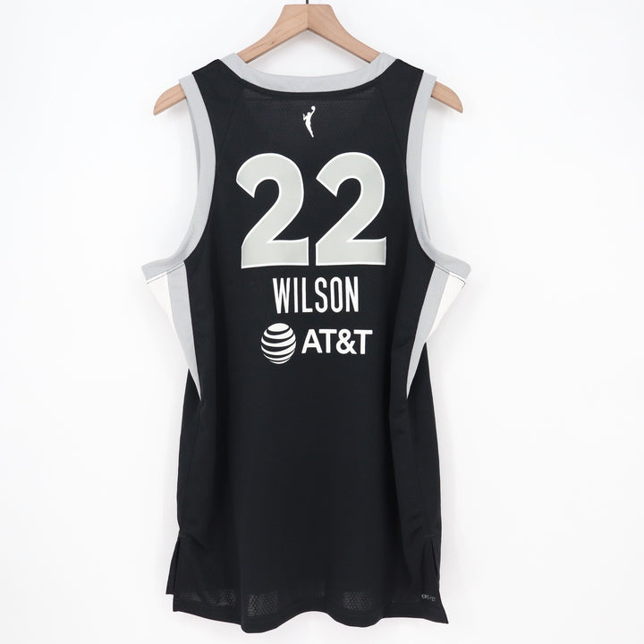 Nike Las Vegas Aces A'ja Wilson 22 Explorer Edition WNBA Jersey Black