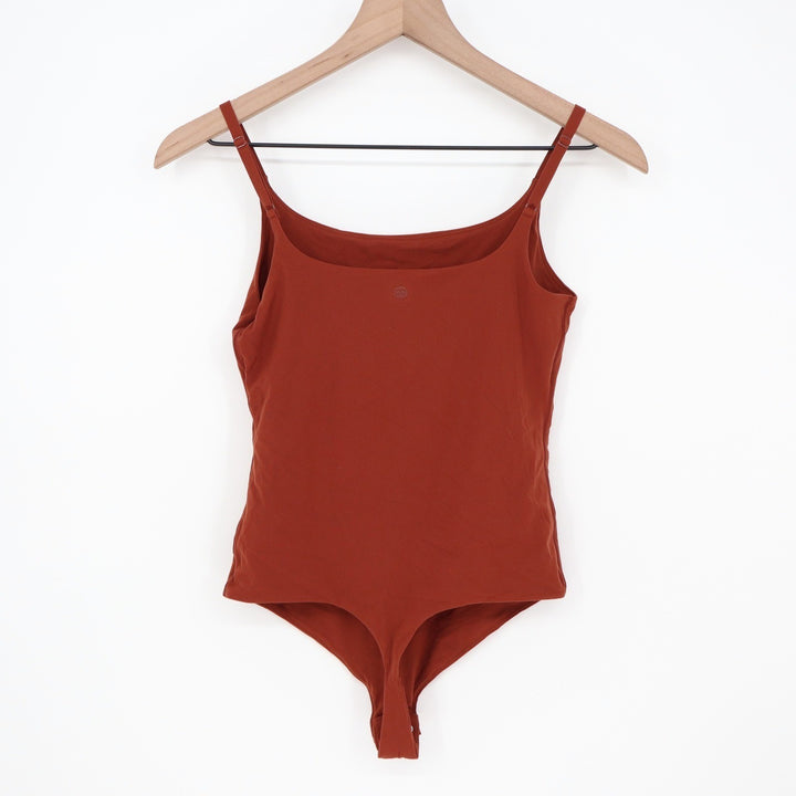 Calia Inspire Cami Bodysuit Red Brown Small New With Tags
