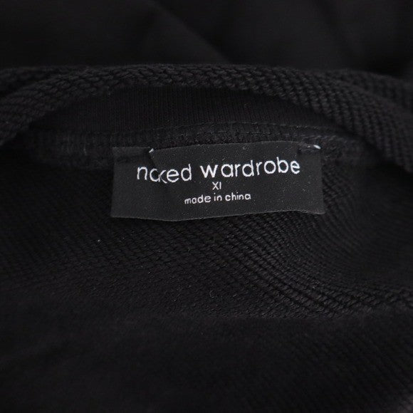 Naked Wardrobe XL Black Sweatshirt and Joggers Lounge Set
