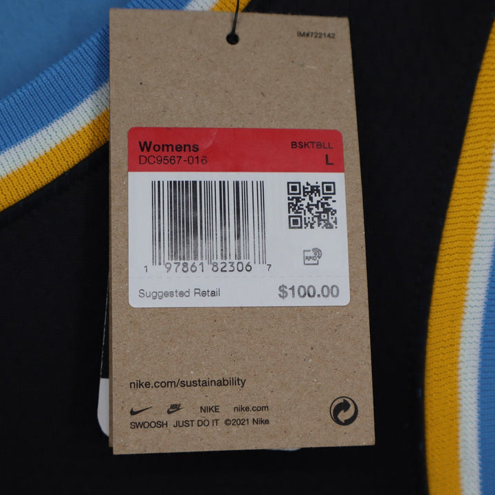 Nike Chicago Sky Angel Reese Explorer Edition Jersey Black Womens L