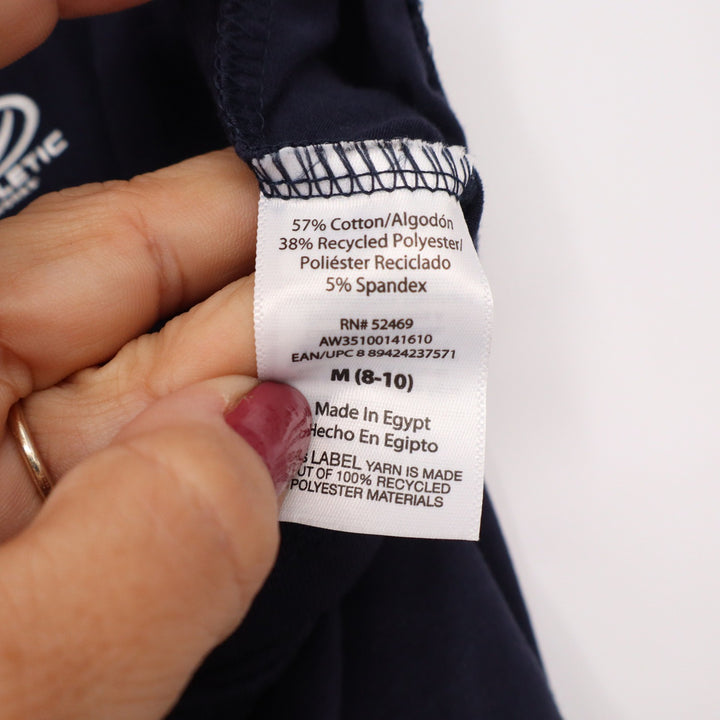 Athletic Works Sweatpants Women M Navy Blue Drawstring Excellent