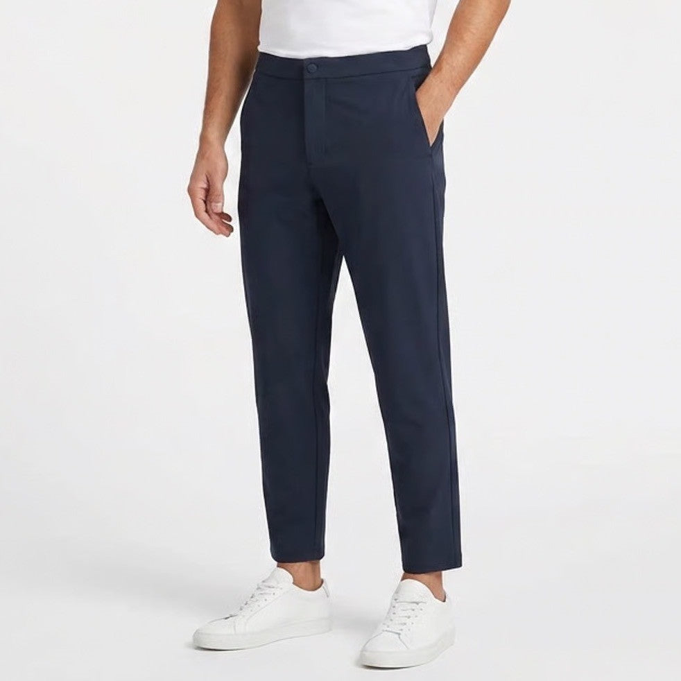 VRST Mens Limitless Slim Taper Pant Dark Navy Blue XL Stretch NEW