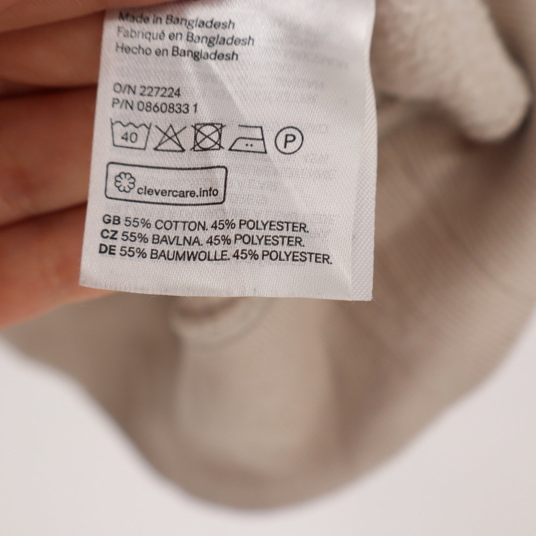 H&M Divided Oversized Crewneck Sweatshirt Tan Beige XL