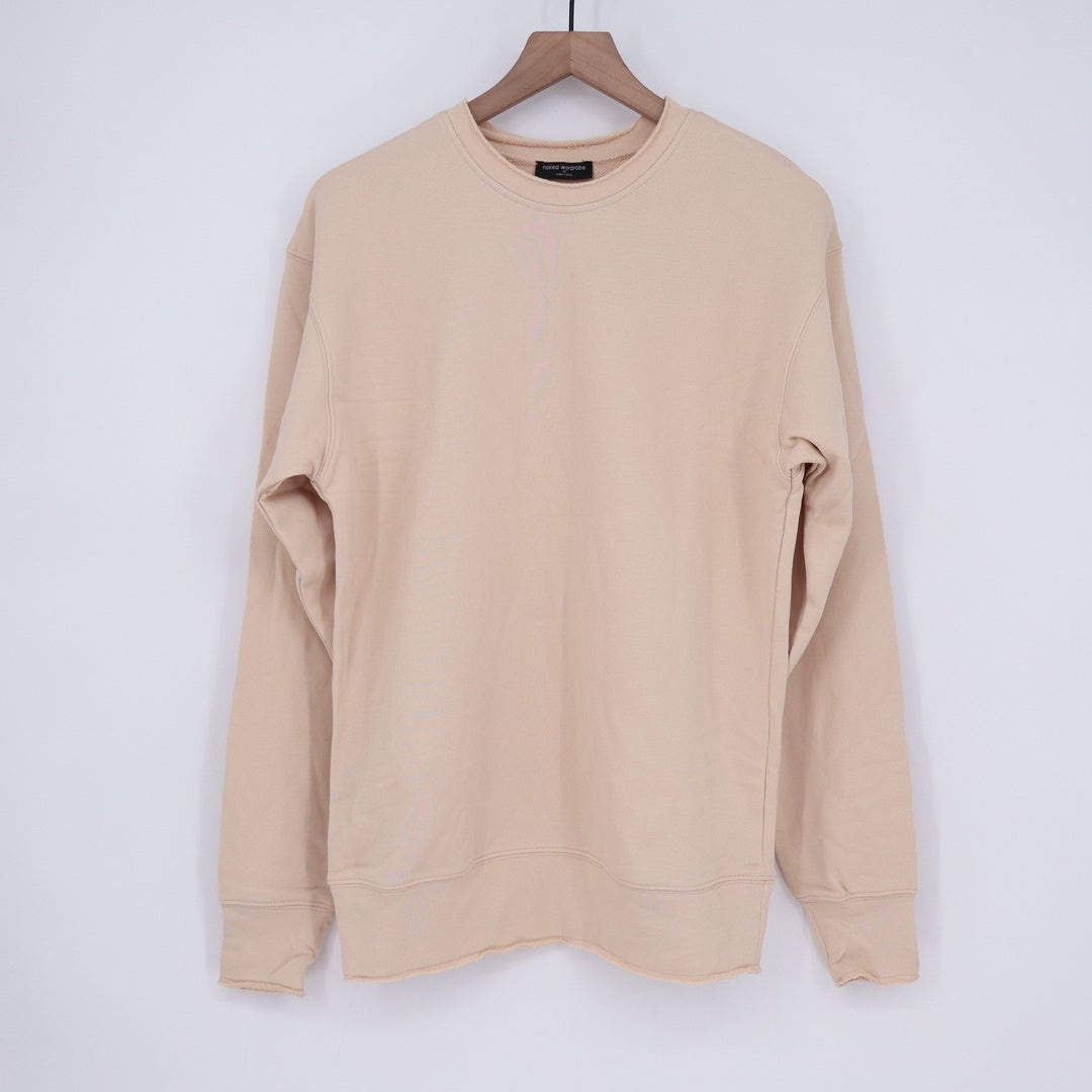 Naked Wardrobe XL Tan Beige Sweatshirt Jogger Sweatpants Set
