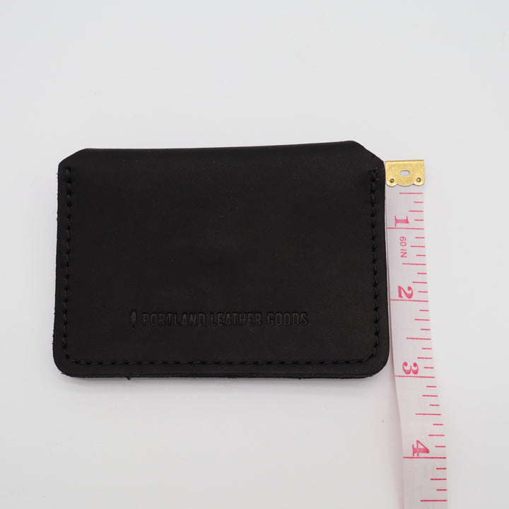 Portland Leather Goods Lovebug Womens Wallet Core Black 2 Spacious Compartments